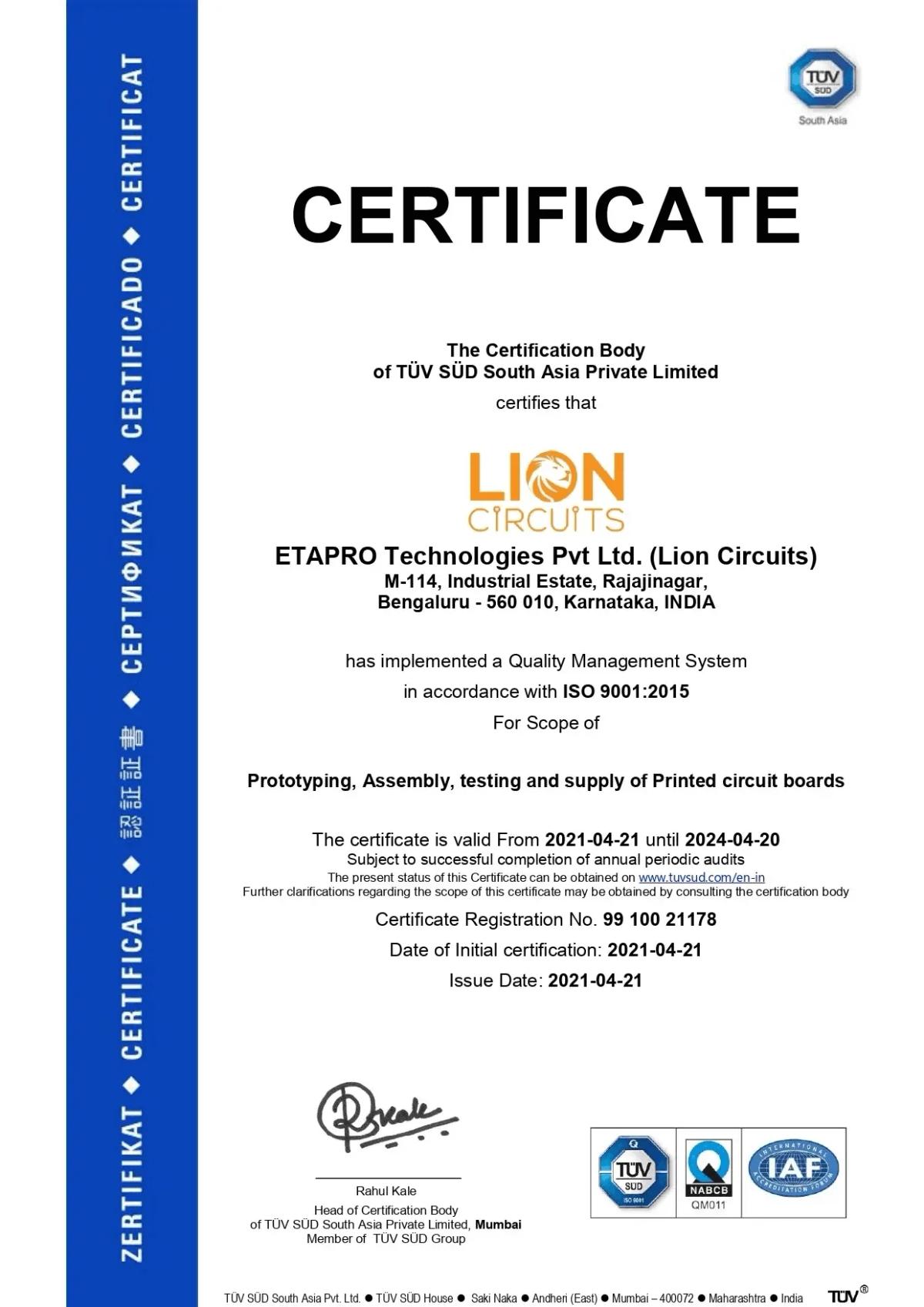 LionCircuits Process